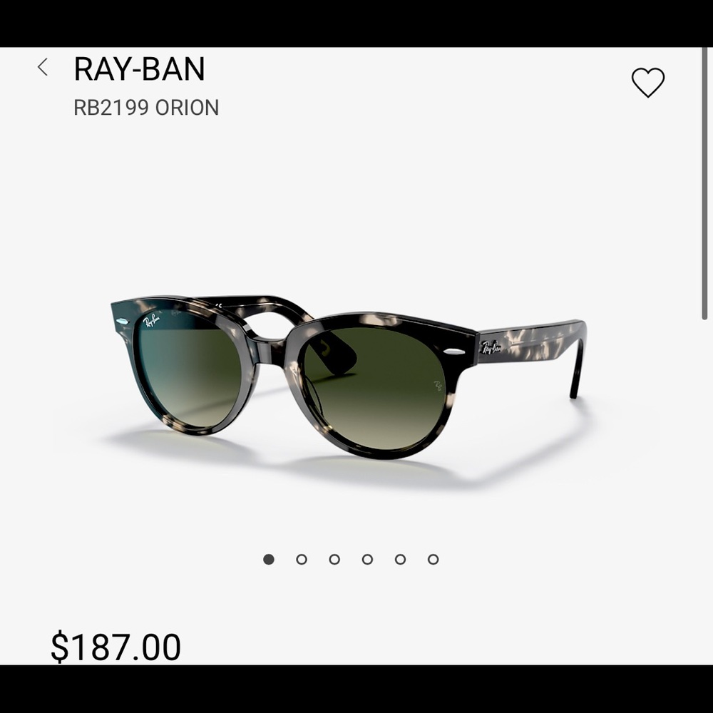 Authentic Ray bans Orion Sunglasses